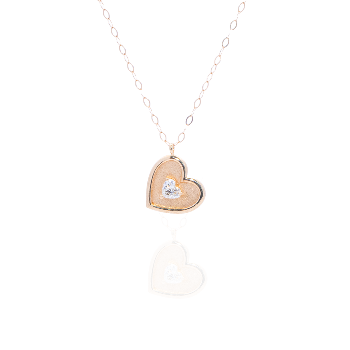 Heart Diamond Shape Necklace – Jpans Store