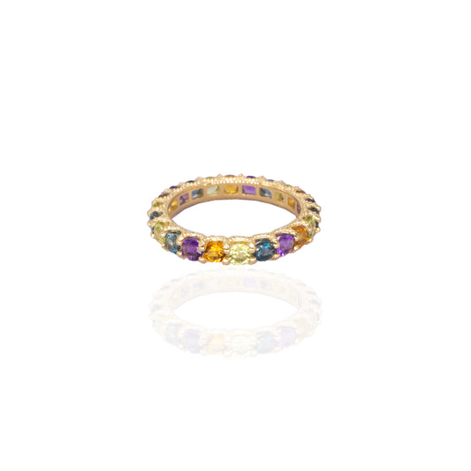 Multicolor Full Eternity Ring