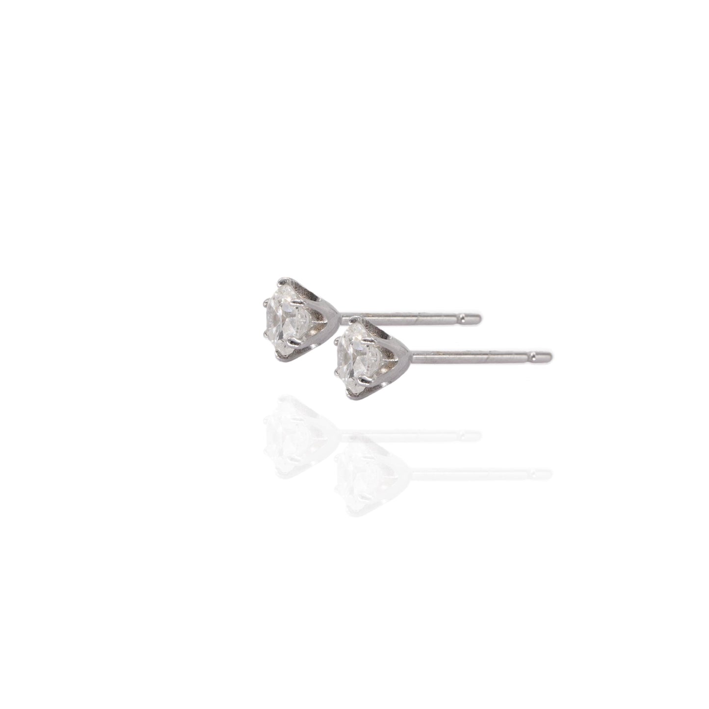 Half Carat Stud Earring