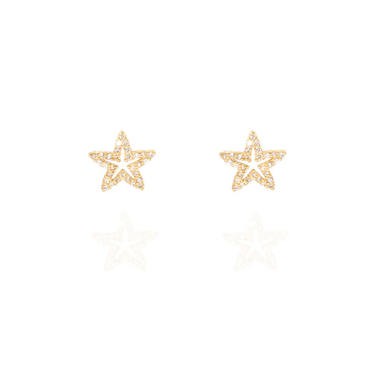 Star Diamond Earring
